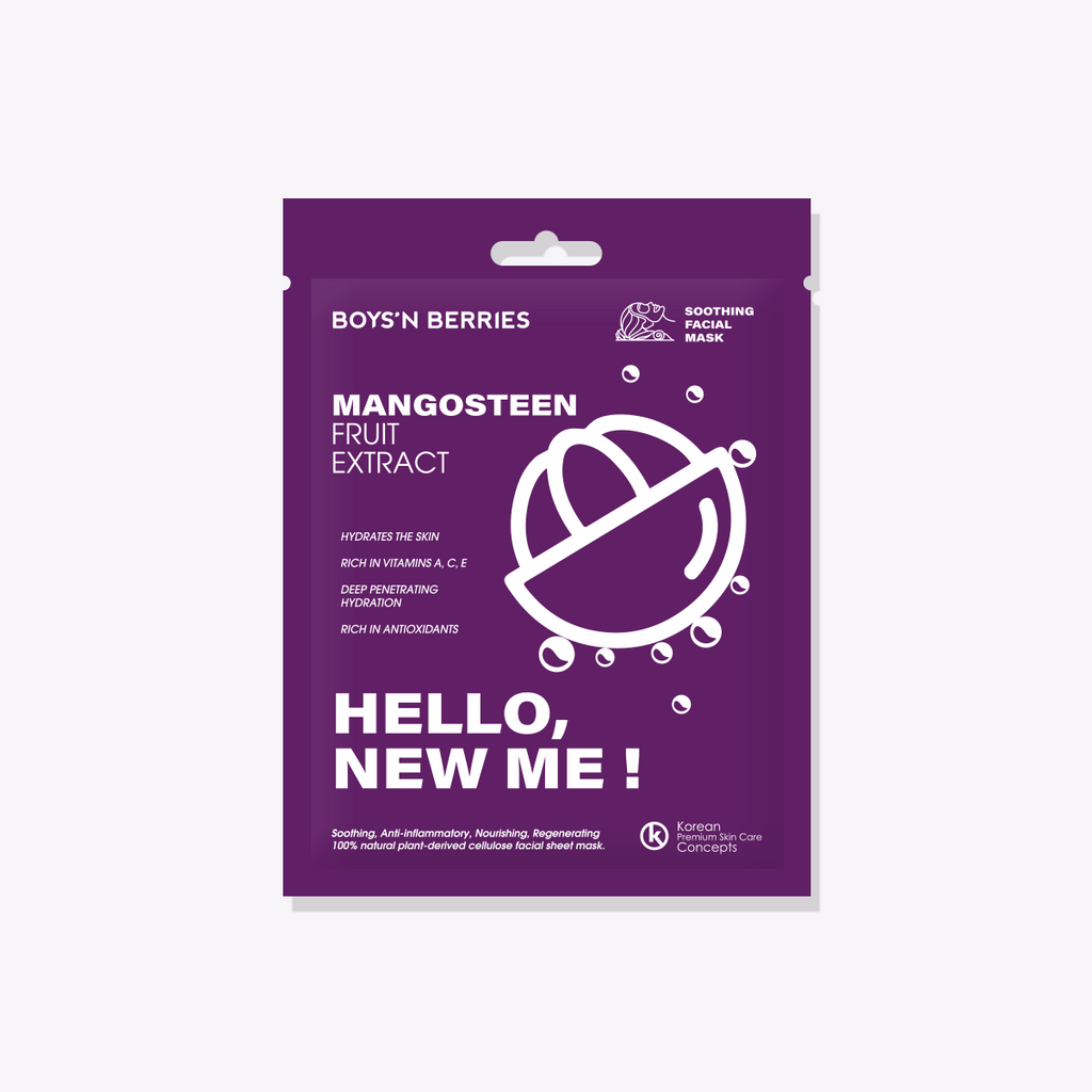 Hello, New Me! Mangosteen Mask, Face Mask, Boys'n Berries