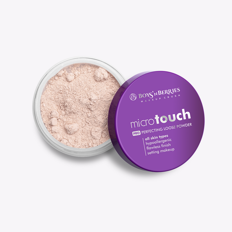 MicroTouch Perfecting Loose Powder Ivory, Loose Face Powder, Boys'n Berries
