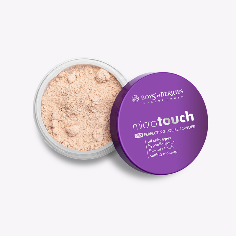 MicroTouch Perfecting Loose Powder Nude, Loose Face Powder, Boys'n Berries