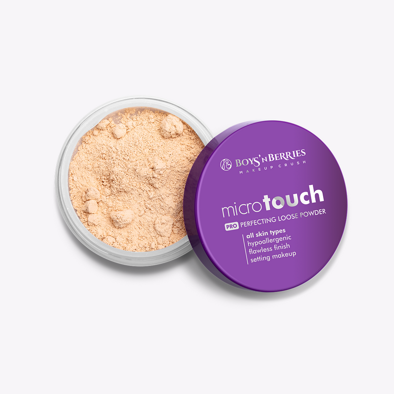 MicroTouch Perfecting Loose Powder Natural, Loose Face Powder, Boys'n Berries
